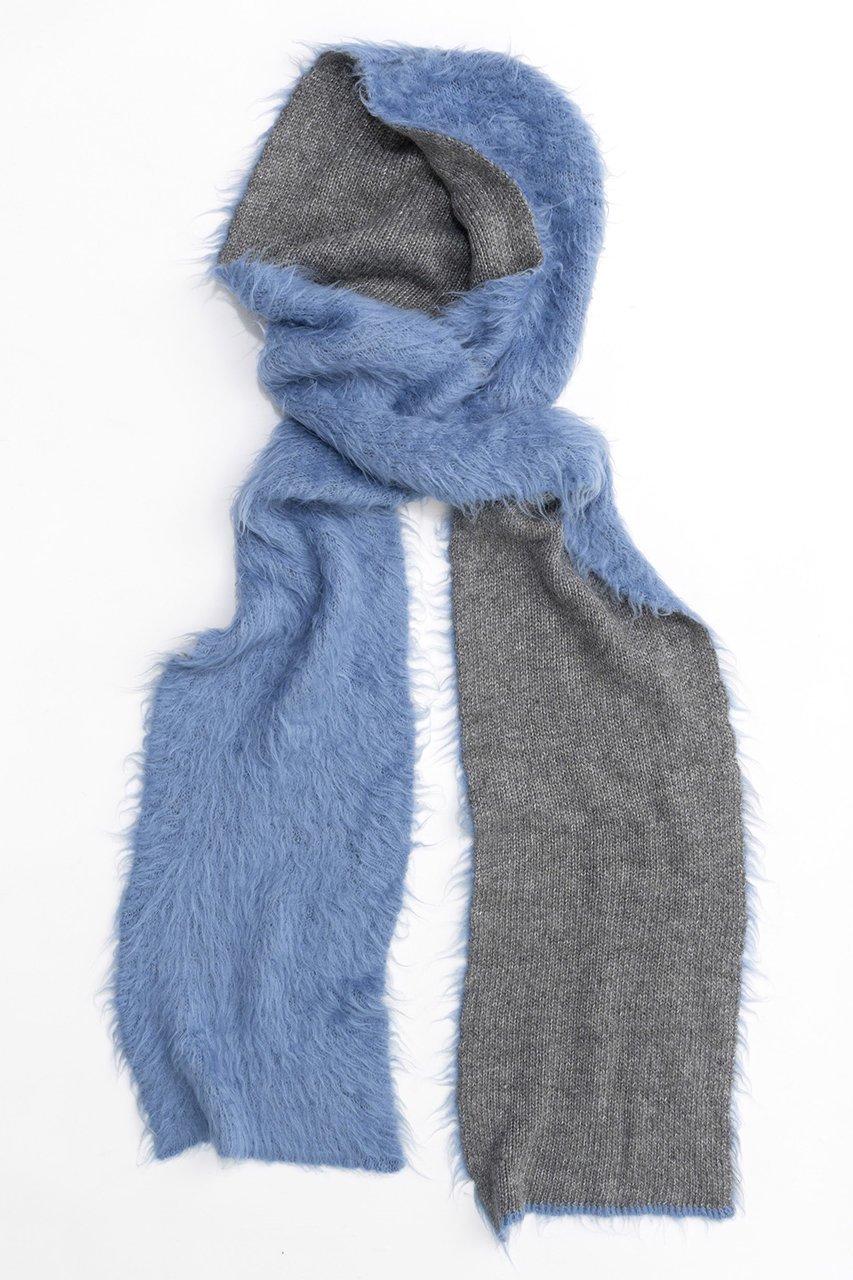 【メゾンスペシャル/MAISON SPECIAL】のReversible Hood Muffler/リバーシブルフードマフラー インテリア・キッズ・メンズ・レディースファッション・服の通販 founy(ファニー) 　ファッション　Fashion　レディースファッション　Fashion for Women　ストール　Soft & Warm Scarves　マフラー・スヌード / 冬小物の定番　Scarves & Mufflers　ストール　Stole, Wrap　フラット　Flat, Flat Shoes　マフラー　Scarf, Muffler　BLU(ブルー)|ID: prp329100004060632 ipo3291000000032822323