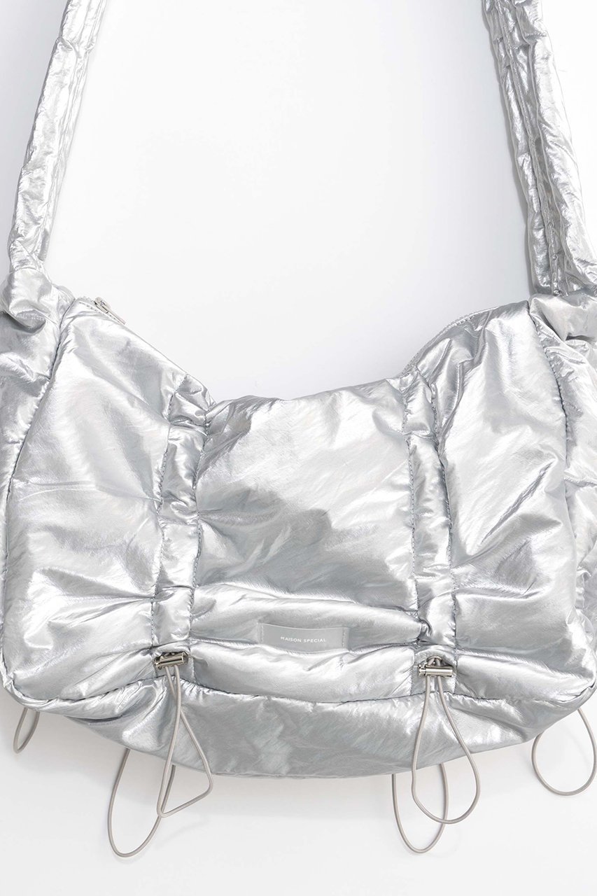 【メゾンスペシャル/MAISON SPECIAL】のShirring Body Bag/シャーリングボディーバッグ 人気、トレンドファッション・服の通販 founy(ファニー) 　ファッション　Fashion　レディースファッション　Fashion for Women　バッグ　Bags　ポーチ&ミニバッグ　Pouches & Mini Bags　シャーリング　Shirring, Ruched　バランス　Balance, Style Balance　メタル　Metal, Metal Parts　ワッシャー　Washer, Crinkled Finish　other-2|ID: prp329100004060634 ipo3291000000035053642