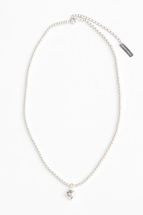 【メゾンスペシャル/MAISON SPECIAL】 Heart Ball Necklace/ハートボールネックレス人気、トレンドファッション・服の通販 founy(ファニー) ファッション Fashion レディースファッション WOMEN ジュエリー Jewelry ネックレス Necklaces 2024年 2024 2024-2025秋冬・A/W Aw/Autumn/Winter/Fw/Fall/2024-2025 A/W・秋冬 Aw・Autumn/Winter・Fw・Fall-Winter おすすめ Recommend シルバー Silver シンプル Simple チェーン Chain ネックレス Necklace |ID:prp329100004060646