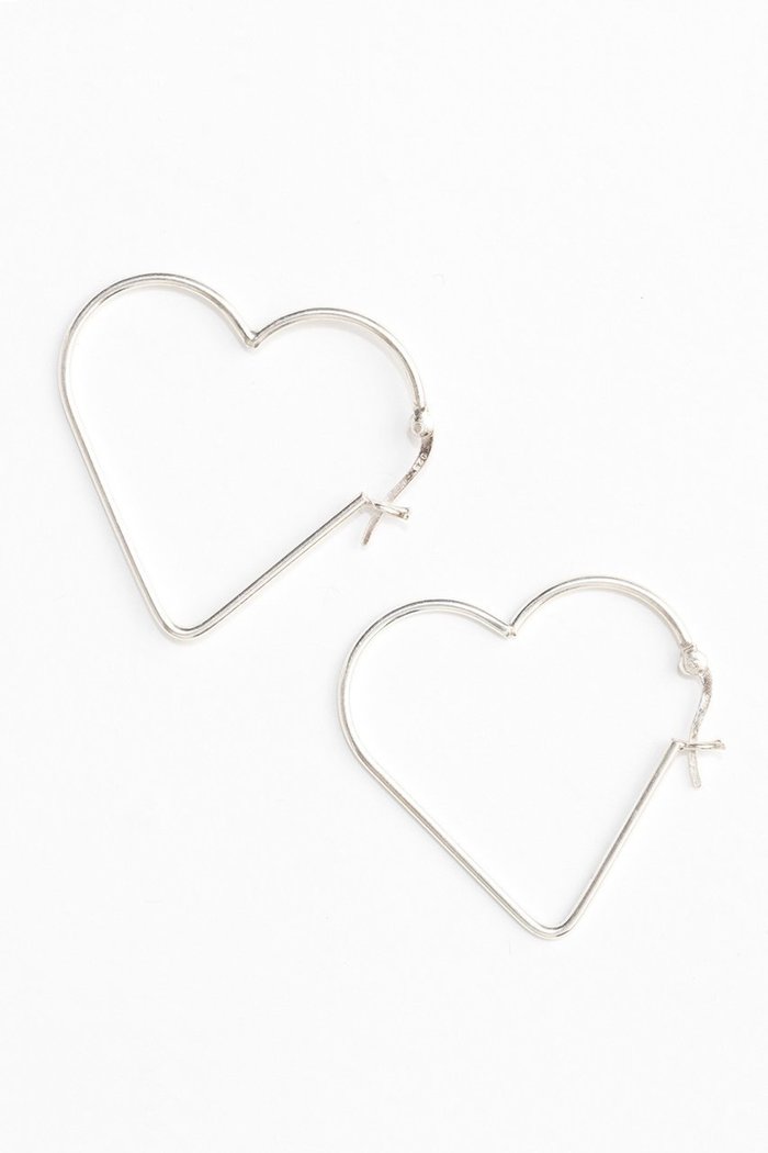 【メゾンスペシャル/MAISON SPECIAL】のHeart Hoop Earrings/ハートフープピアス インテリア・キッズ・メンズ・レディースファッション・服の通販 founy(ファニー) https://founy.com/ ファッション Fashion レディースファッション Fashion for Women ジュエリー Jewelry ファッションリング Fashion Rings イヤリング・フープ・ドロップタイプ Hoop, Drop & Clip Earrings おすすめ Recommended / Our Picks イヤリング Earrings オケージョン Occasion Wear シルバー Silver, Metallic Silver フープ Hoop, Hoop Earrings |ID: prp329100004060652 ipo3291000000036198185