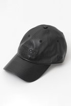 【メゾンスペシャル/MAISON SPECIAL】の【NEW ERA × MAISON SPECIAL】NEW ERA Collaboration PRIZE OUT Logo Vegan Leather Cap/ニューエラコラボレーションPRIZE OUTロゴヴィーガンレザーキャップ BLK(ブラック)|ID:prp329100004062738