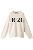 【ヌメロ ヴェントゥーノ/N°21】のロゴプルオーバー 人気、トレンドファッション・服の通販 founy(ファニー) ファッション Fashion レディースファッション WOMEN トップス・カットソー Tops/Tshirt シャツ/ブラウス Shirts/Blouses ロング / Tシャツ T-Shirts プルオーバー Pullover カットソー Cut and Sewn 2024年 2024 2024-2025秋冬・A/W Aw/Autumn/Winter/Fw/Fall/2024-2025 A/W・秋冬 Aw・Autumn/Winter・Fw・Fall-Winter スリーブ Sleeve フレア Flare フロント Front ロング Long |ID:prp329100004062755