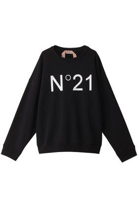 【ヌメロ ヴェントゥーノ/N°21】のロゴプルオーバー 人気、トレンドファッション・服の通販 founy(ファニー) ファッション Fashion レディースファッション WOMEN トップス・カットソー Tops/Tshirt シャツ/ブラウス Shirts/Blouses ロング / Tシャツ T-Shirts プルオーバー Pullover カットソー Cut and Sewn スリーブ Sleeve フレア Flare フロント Front ロング Long |ID:prp329100004062755