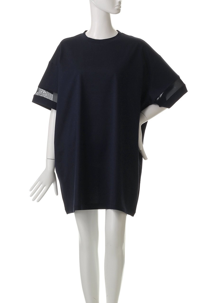 【ミズイロ インド/mizuiro ind】のmesh slv tunic OP ワンピース 人気、トレンドファッション・服の通販 founy(ファニー) 　ファッション　Fashion　レディースファッション　WOMEN　ワンピース　Dress　チュニック　Tunic　おすすめ　Recommend　シンプル　Simple　スリーブ　Sleeve　チュニック　Tunic　トレンド　Trend　バランス　Balance　メッシュ　Mesh　NEW・新作・新着・新入荷　New Arrivals　other-2|ID: prp329100004062756 ipo3291000000031900998