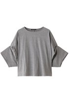 【ミズイロ インド/mizuiro ind】のdolman tuck slv T Tシャツ gray|ID:prp329100004062758