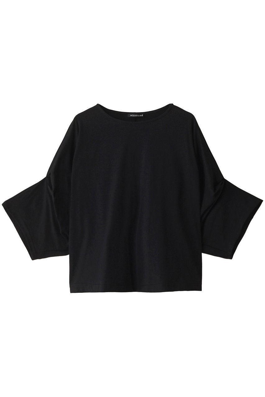 【ミズイロ インド/mizuiro ind】のdolman tuck slv T Tシャツ インテリア・キッズ・メンズ・レディースファッション・服の通販 founy(ファニー) 　ファッション　Fashion　レディースファッション　WOMEN　トップス・カットソー　Tops/Tshirt　シャツ/ブラウス　Shirts/Blouses　ロング / Tシャツ　T-Shirts　カットソー　Cut and Sewn　ショート　Short　スリーブ　Sleeve　バランス　Balance　black|ID: prp329100004062758 ipo3291000000027363949