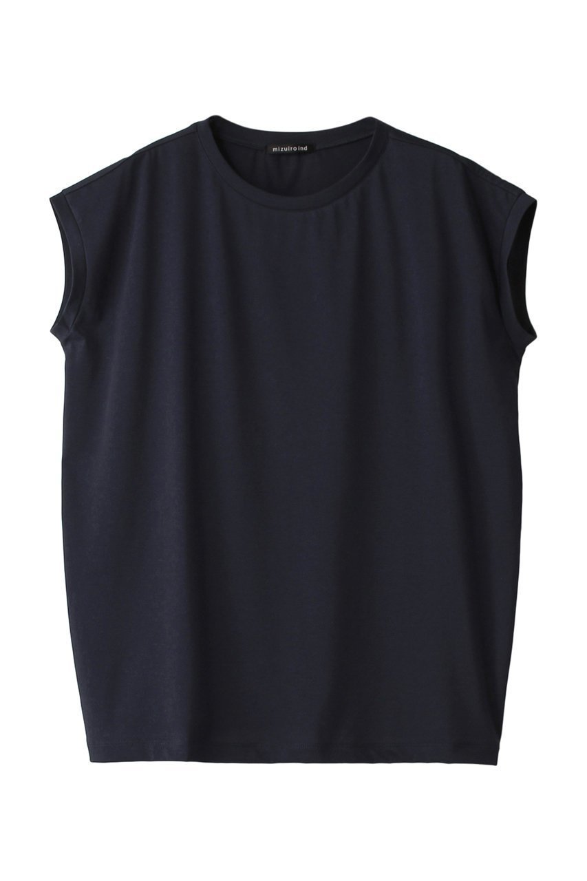 【ミズイロ インド/mizuiro ind】のfrench slv side up PO プルオーバー インテリア・キッズ・メンズ・レディースファッション・服の通販 founy(ファニー) ファッション Fashion レディースファッション Fashion for Women トップス・カットソー Cut & Sew Tops シャツ・ブラウス・オフィスカジュアル Elegant Blouses & Button-Ups カジュアルプルオーバー・ニットトップス Pullovers & Knit Tops / Casual Pullovers なめらか Smooth, Silky Texture ショート Short, Short Length スリーブ Sleeve, Long Sleeve / Short Sleeve フレンチ French, French Style navy|ID: prp329100004062795 ipo3291000000036724545