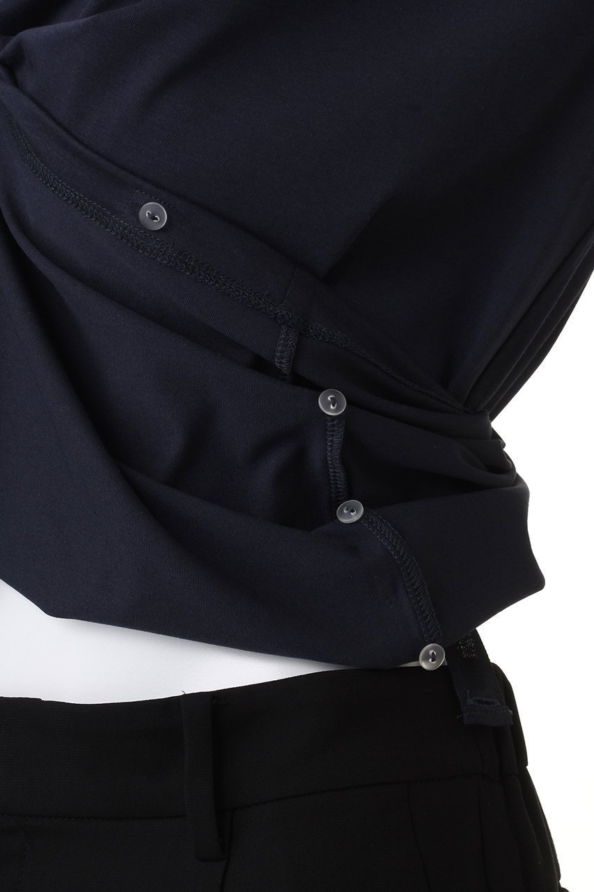 【ミズイロ インド/mizuiro ind】のfrench slv side up PO プルオーバー 人気、トレンドファッション・服の通販 founy(ファニー) ファッション Fashion レディースファッション Fashion for Women トップス・カットソー Cut & Sew Tops シャツ・ブラウス・オフィスカジュアル Elegant Blouses & Button-Ups カジュアルプルオーバー・ニットトップス Pullovers & Knit Tops / Casual Pullovers なめらか Smooth, Silky Texture ショート Short, Short Length スリーブ Sleeve, Long Sleeve / Short Sleeve フレンチ French, French Style other-6|ID: prp329100004062795 ipo3291000000036748312