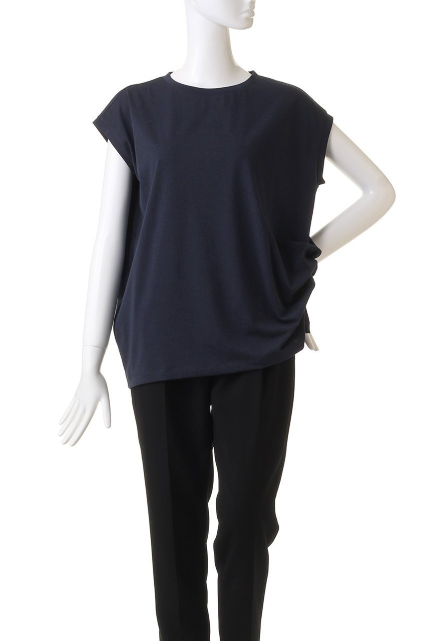 【ミズイロ インド/mizuiro ind】のfrench slv side up PO プルオーバー 人気、トレンドファッション・服の通販 founy(ファニー) ファッション Fashion レディースファッション Fashion for Women トップス・カットソー Cut & Sew Tops シャツ・ブラウス・オフィスカジュアル Elegant Blouses & Button-Ups カジュアルプルオーバー・ニットトップス Pullovers & Knit Tops / Casual Pullovers なめらか Smooth, Silky Texture ショート Short, Short Length スリーブ Sleeve, Long Sleeve / Short Sleeve フレンチ French, French Style other-7|ID: prp329100004062795 ipo3291000000036748313