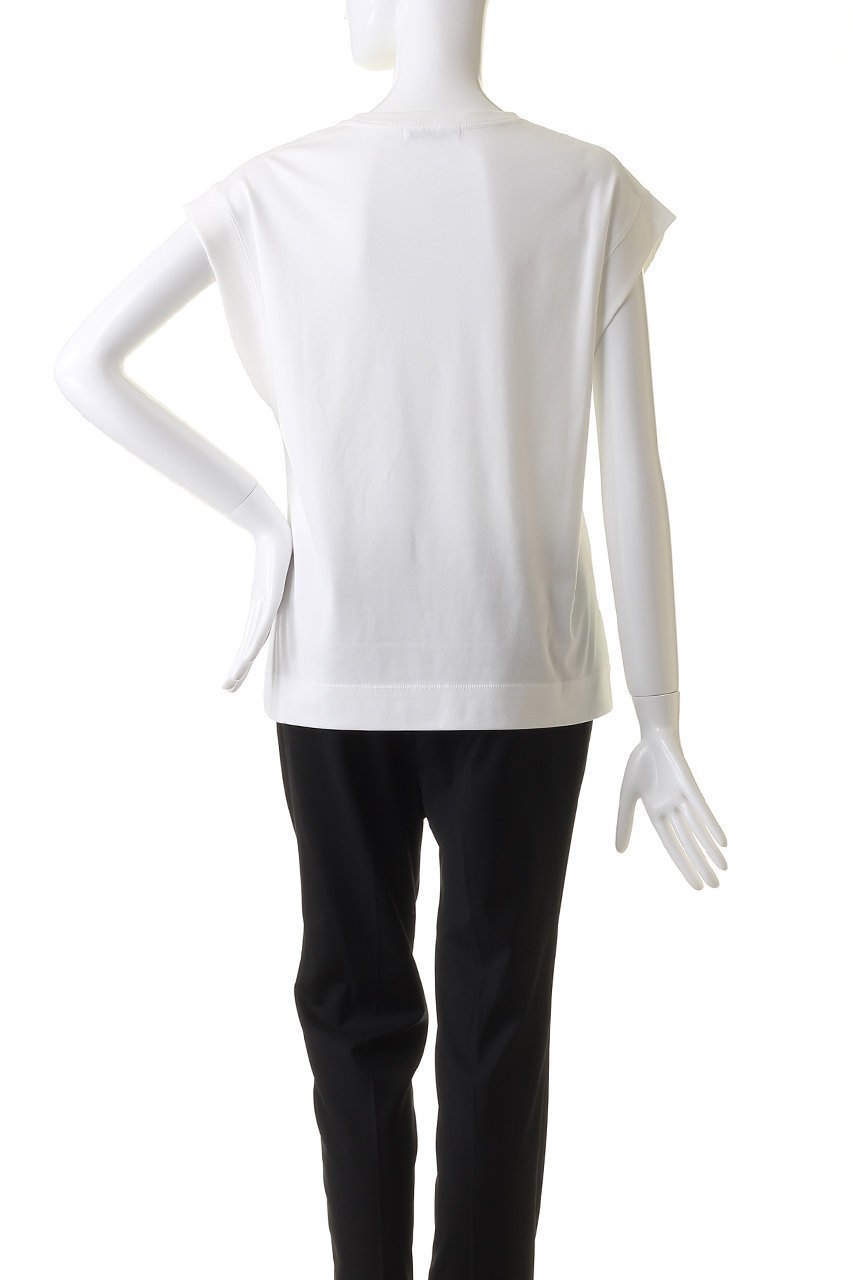 【アナイ/ANAYI】のコットンスムースフレンチスリーブプルオーバー 人気、トレンドファッション・服の通販 founy(ファニー) 　ファッション　Fashion　レディースファッション　Fashion for Women　トップス・カットソー　Cut & Sew Tops　シャツ・ブラウス・オフィスカジュアル　Elegant Blouses & Button-Ups　ロングTシャツ・Tシャツ　Longline T-Shirts & Tees　カジュアルプルオーバー・ニットトップス　Pullovers & Knit Tops / Casual Pullovers　カットソー・ベーシックTシャツ　Cut-and-Sewn Tops / Stretch Tees & Basics　コンパクト　Compact, Small Size　ショート　Short, Short Length　シンプル　Simple, Minimal　スリーブ　Sleeve, Long Sleeve / Short Sleeve　フレンチ　French, French Style　other-4|ID: prp329100004062804 ipo3291000000032717311