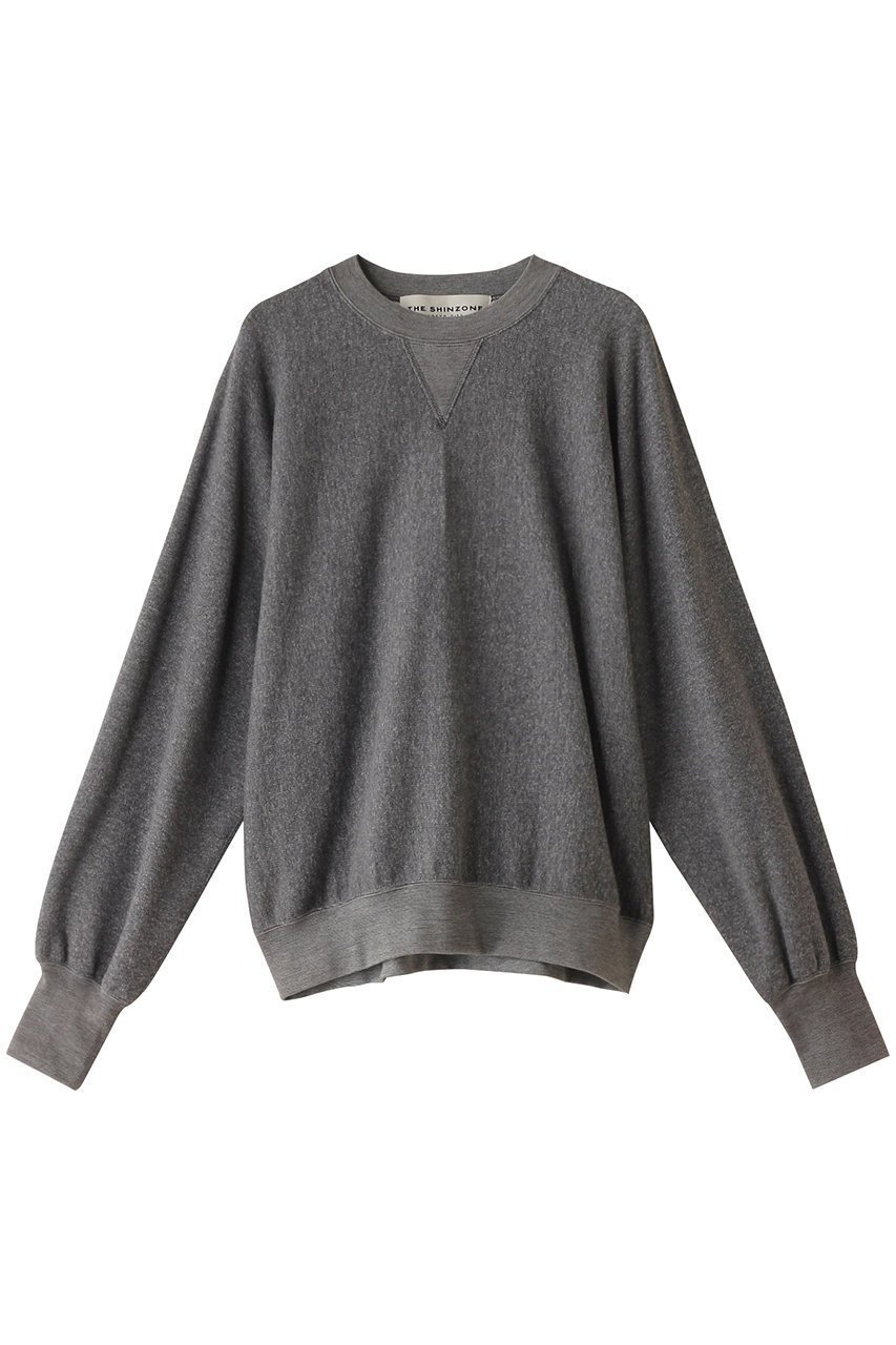 【シンゾーン/Shinzone】のコットンウールスウェットシャツ 人気、トレンドファッション・服の通販 founy(ファニー) 　ファッション　Fashion　レディースファッション　Fashion for Women　トップス・カットソー　Cut & Sew Tops　シャツ・ブラウス・オフィスカジュアル　Elegant Blouses & Button-Ups　レディースパーカー・カジュアルフーディー　Casual Hoodies & Sweatshirts　ロングTシャツ・Tシャツ　Longline T-Shirts & Tees　スウェット・クルーネックトップス　Sweatshirts & Crewnecks / Relaxed Fit Sweat Tops　カットソー・ベーシックTシャツ　Cut-and-Sewn Tops / Stretch Tees & Basics　シンプル　Simple, Minimal　スリーブ　Sleeve, Long Sleeve / Short Sleeve　デニム　Denim, Jeans Material　ベーシック　Basic, Essential　 other-1|ID: prp329100004064507 ipo3291000000032894048