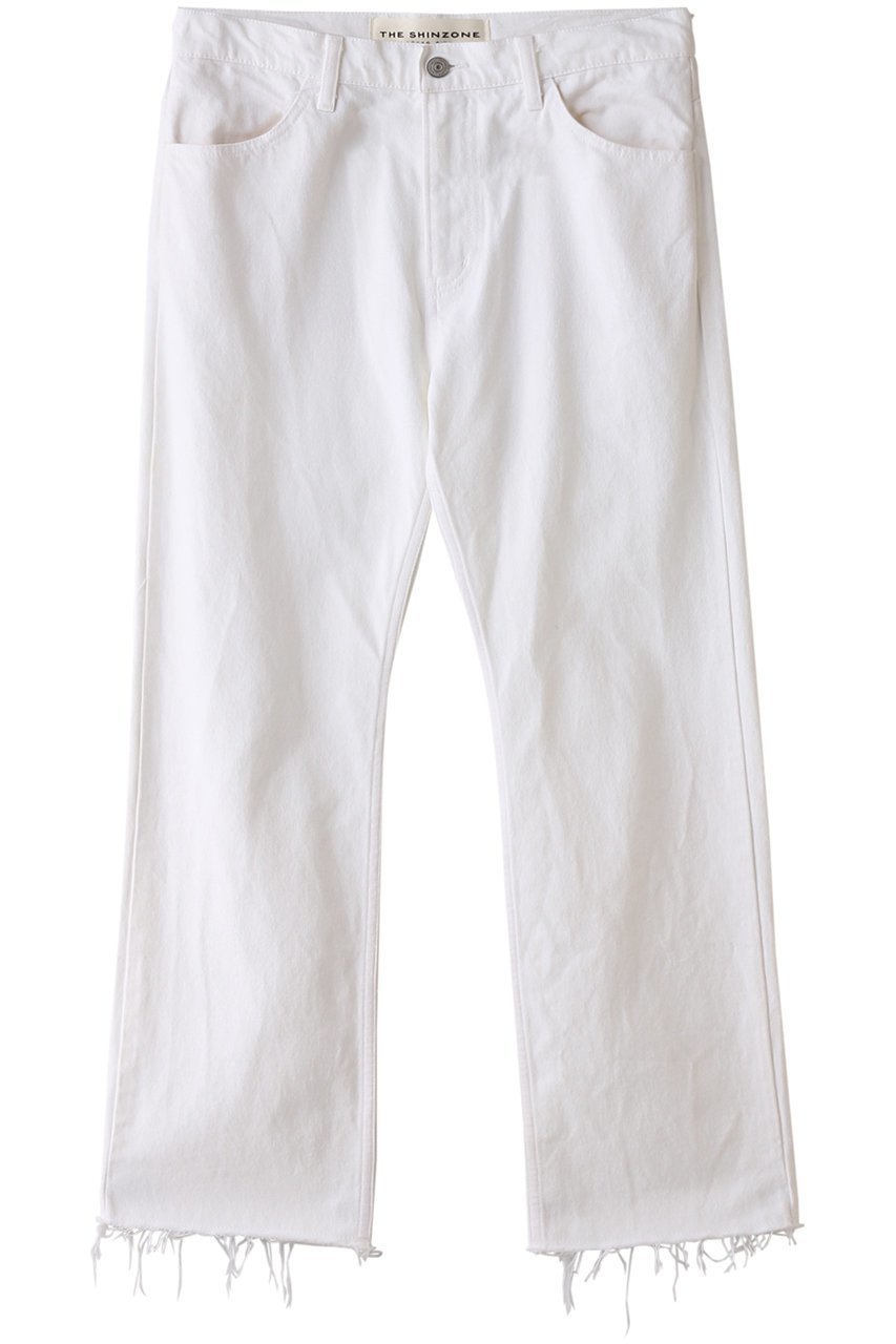 【シンゾーン/Shinzone】のカットオフデニム インテリア・キッズ・メンズ・レディースファッション・服の通販 founy(ファニー) 　ファッション　Fashion　レディースファッション　Fashion for Women　パンツ　Pants & Trousers　デニムパンツ・ジーンズ・美脚デニム　Denim Jeans & Pants　カットオフ　Cut-Off Design　デニム　Denim, Jeans Material　定番　Standard, Basic Item　ホワイト|ID: prp329100004064511 ipo3291000000035690953