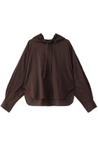 【ミズイロ インド/mizuiro ind】のgathered hood P/O shirt シャツ brown|ID:prp329100004064532