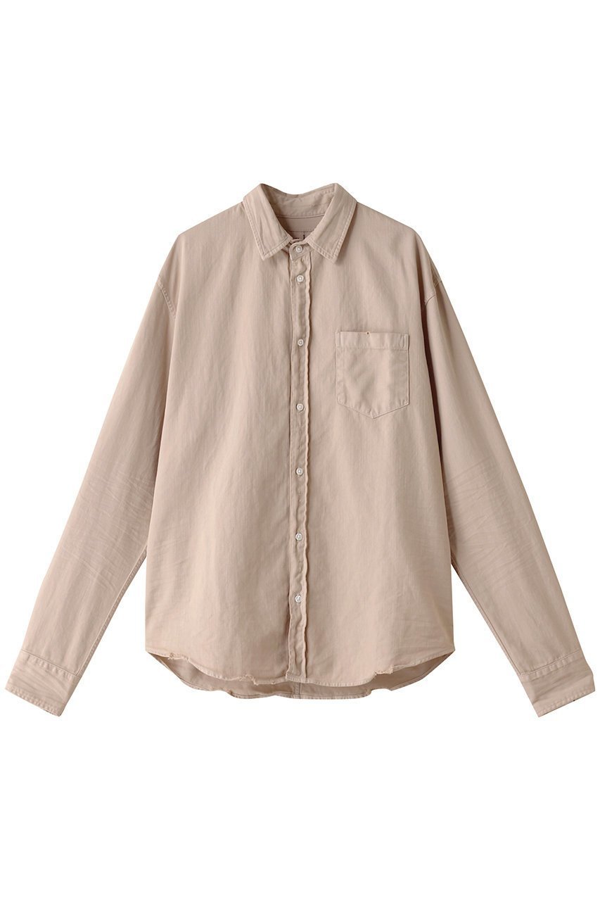 【フランク&アイリーン/Frank&Eileen / MEN】の【MEN】LUKE イタリアンフェイマスデニム カラーシャツ インテリア・キッズ・メンズ・レディースファッション・服の通販 founy(ファニー) 　ファッション　Fashion　メンズファッション　Fashion for Men　シンプル　Simple, Minimal　スリーブ　Sleeve, Long Sleeve / Short Sleeve　ダメージ　Distressed, Destroyed　バランス　Balance, Style Balance　ボトム　Bottoms, Lower Wear　ロング　Long, Long-Length　ベージュ|ID: prp329100004064533 ipo3291000000032905041