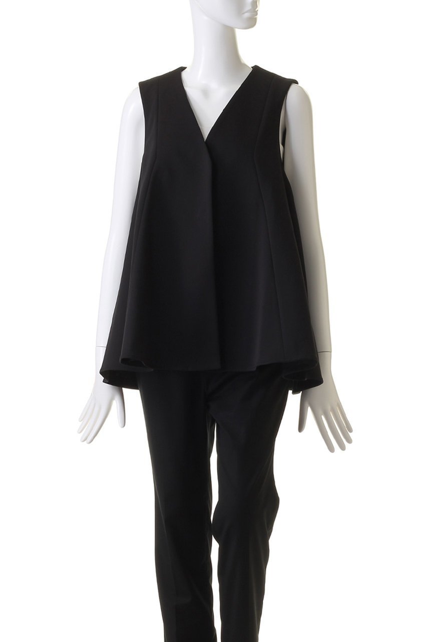 【ル フィル/LE PHIL】のハイストレッチダンボールジレ 人気、トレンドファッション・服の通販 founy(ファニー) 　ファッション　Fashion　レディースファッション　WOMEN　アウター　Coat Outerwear　ジャケット　Jackets　ジャケット　Jacket　ジャージ　Jersey　ストレッチ　Stretch　フレア　Flare　ベスト　Vest　エレガント 上品　Elegant　other-2|ID: prp329100004064539 ipo3291000000031422399