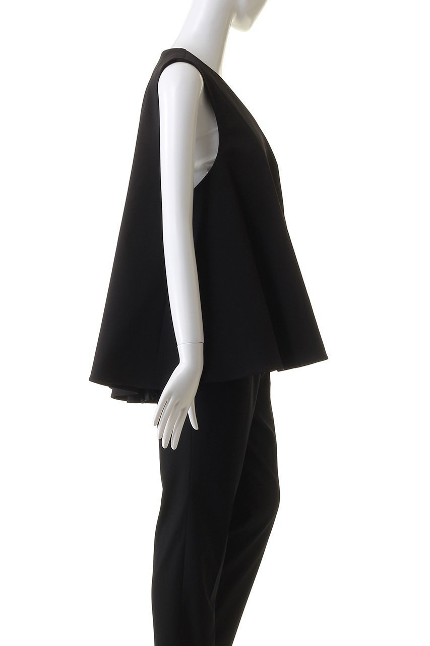 【ル フィル/LE PHIL】のハイストレッチダンボールジレ 人気、トレンドファッション・服の通販 founy(ファニー) 　ファッション　Fashion　レディースファッション　WOMEN　アウター　Coat Outerwear　ジャケット　Jackets　ジャケット　Jacket　ジャージ　Jersey　ストレッチ　Stretch　フレア　Flare　ベスト　Vest　エレガント 上品　Elegant　other-3|ID: prp329100004064539 ipo3291000000031422403