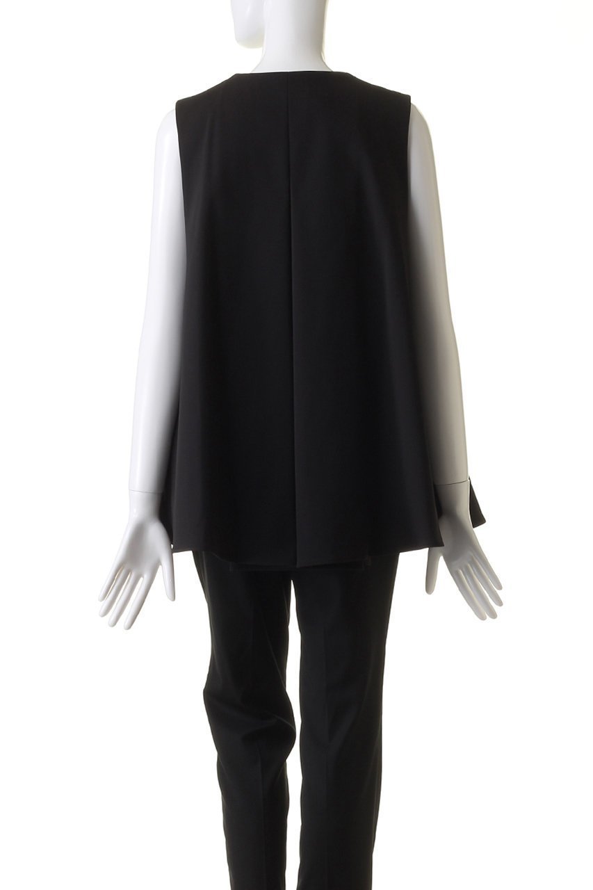 【ル フィル/LE PHIL】のハイストレッチダンボールジレ 人気、トレンドファッション・服の通販 founy(ファニー) 　ファッション　Fashion　レディースファッション　WOMEN　アウター　Coat Outerwear　ジャケット　Jackets　ジャケット　Jacket　ジャージ　Jersey　ストレッチ　Stretch　フレア　Flare　ベスト　Vest　エレガント 上品　Elegant　other-4|ID: prp329100004064539 ipo3291000000031422408