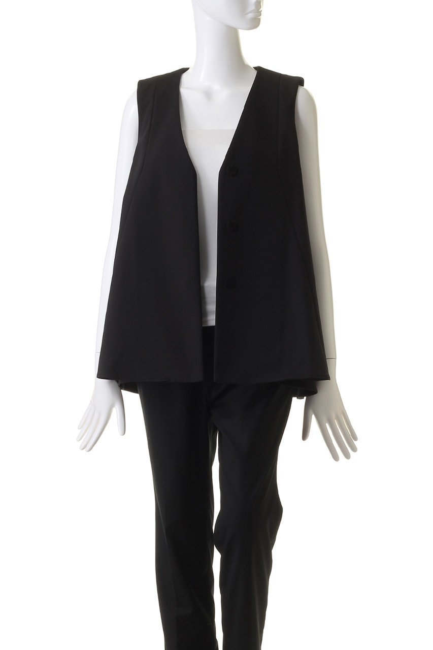 【ル フィル/LE PHIL】のハイストレッチダンボールジレ 人気、トレンドファッション・服の通販 founy(ファニー) 　ファッション　Fashion　レディースファッション　WOMEN　アウター　Coat Outerwear　ジャケット　Jackets　ジャケット　Jacket　ジャージ　Jersey　ストレッチ　Stretch　フレア　Flare　ベスト　Vest　エレガント 上品　Elegant　other-7|ID: prp329100004064539 ipo3291000000031422421