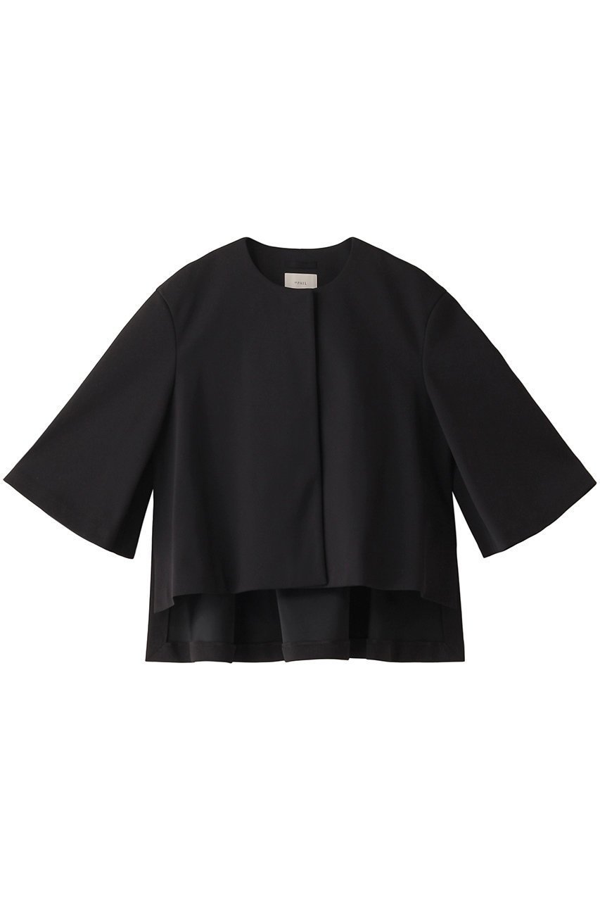 【ル フィル/LE PHIL】のハイストレッチダンボールジャケット インテリア・キッズ・メンズ・レディースファッション・服の通販 founy(ファニー) 　ファッション　Fashion　レディースファッション　Fashion for Women　アウター　Coat / Outerwear Collection　レディースジャケット・軽アウター　Jackets　おすすめ　Recommended / Our Picks　コンビネゾン　Jumpsuit, All-in-One　サテン　Satin, Glossy Fabric　ジャケット　Jacket, Outerwear　ストレッチ　Stretch, Stretchy Fabric　セットアップ　Set-Up, Coordinated Outfit　ブラック|ID: prp329100004064541 ipo3291000000032942464
