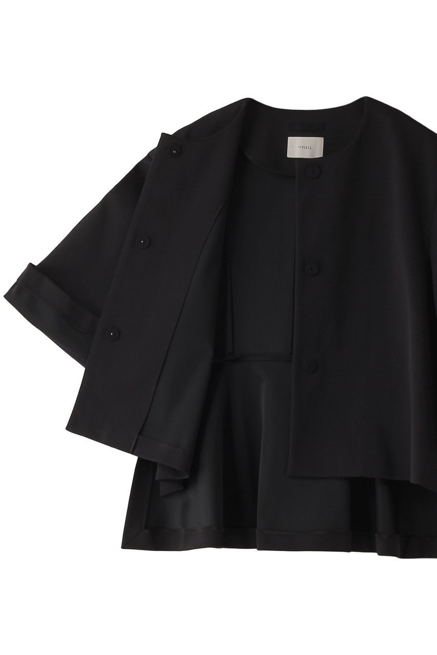 【ル フィル/LE PHIL】のハイストレッチダンボールジャケット 人気、トレンドファッション・服の通販 founy(ファニー) 　ファッション　Fashion　レディースファッション　Fashion for Women　アウター　Coat / Outerwear Collection　レディースジャケット・軽アウター　Jackets　おすすめ　Recommended / Our Picks　コンビネゾン　Jumpsuit, All-in-One　サテン　Satin, Glossy Fabric　ジャケット　Jacket, Outerwear　ストレッチ　Stretch, Stretchy Fabric　セットアップ　Set-Up, Coordinated Outfit　other-6|ID: prp329100004064541 ipo3291000000032942515