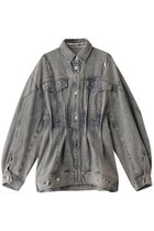 【プランク プロジェクト/PRANK PROJECT】のジップデニムシャツブルゾン / Zip Denim Shirt Blouson BLU(ブルー)|ID: prp329100004066639 ipo3291000000032946487
