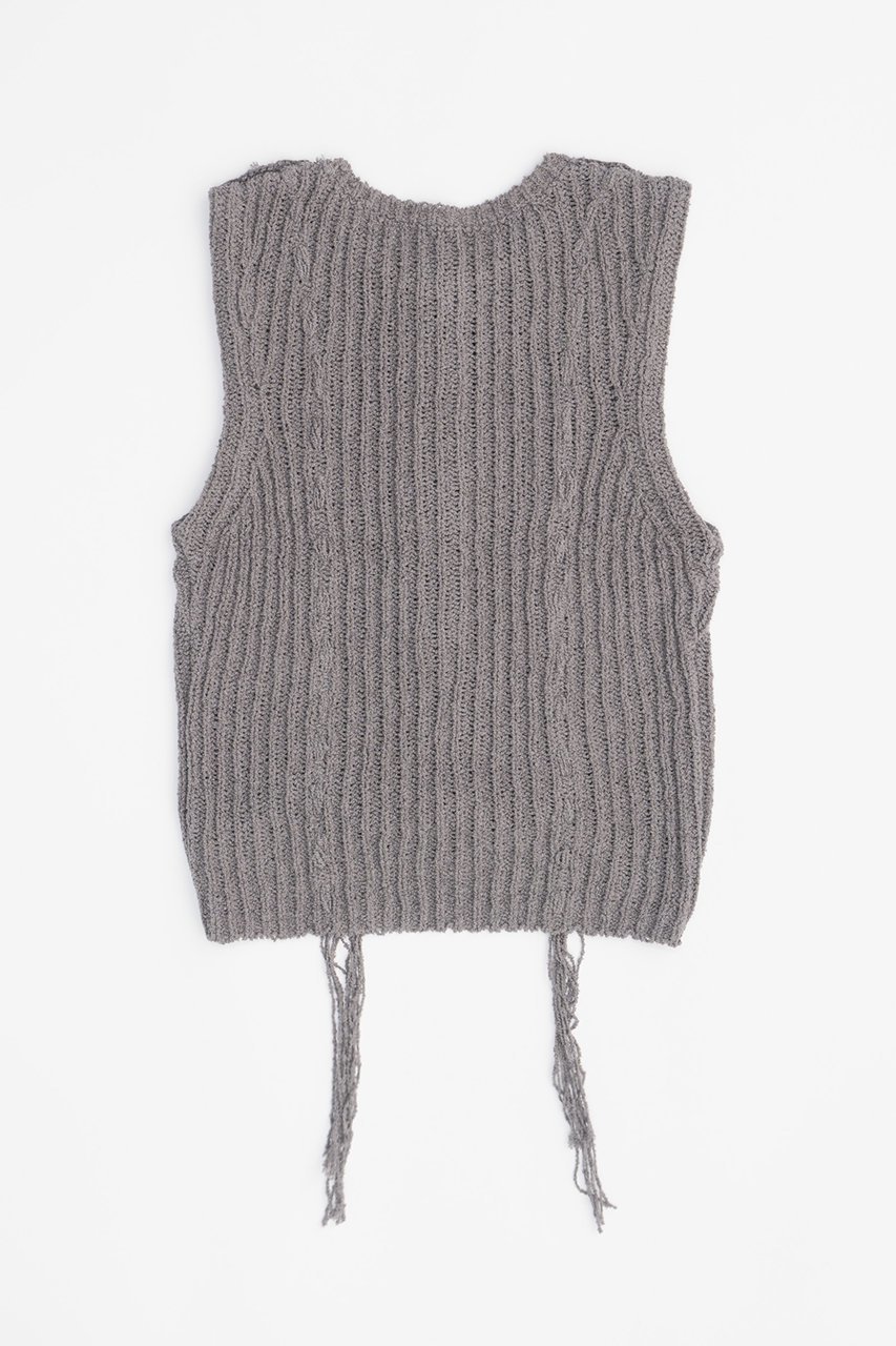【プランク プロジェクト/PRANK PROJECT】のヘンリーブークレーニットタンク / Henley Boucle Knit Tank 人気、トレンドファッション・服の通販 founy(ファニー) 　ファッション　Fashion　レディースファッション　WOMEN　トップス・カットソー　Tops/Tshirt　ニット　Knit Tops　キャミソール / ノースリーブ　No Sleeves　シャツ/ブラウス　Shirts/Blouses　ロング / Tシャツ　T-Shirts　カットソー　Cut and Sewn　キャミソール　Camisole　ギャザー　Gather　タンク　Tank　フロント　Front　other-5|ID: prp329100004066642 ipo3291000000031421439
