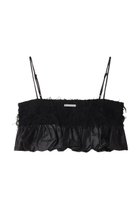 【プランク プロジェクト/PRANK PROJECT】のフェザーペプラムビスチェ / Feather Peplum Bustier BLK(ブラック)|ID: prp329100004066646 ipo3291000000036400132