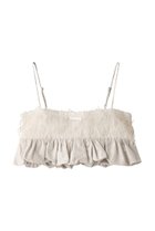 【プランク プロジェクト/PRANK PROJECT】のフェザーペプラムビスチェ / Feather Peplum Bustier WHT(ホワイト)|ID: prp329100004066646 ipo3291000000036724332