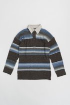 【プランク プロジェクト/PRANK PROJECT】のカスリボーダーラガーニット / Blur Border Rugger Knit 人気、トレンドファッション・服の通販 founy(ファニー) ファッション Fashion レディースファッション WOMEN トップス・カットソー Tops/Tshirt ニット Knit Tops プルオーバー Pullover インナー Inner グラデーション Gradation スポーティ Sporty チェック Check トレンド Trend ボーダー Border メランジ Melange ルーズ Loose NEW・新作・新着・新入荷 New Arrivals thumbnail BLU(ブルー)|ID: prp329100004066664 ipo3291000000027410315