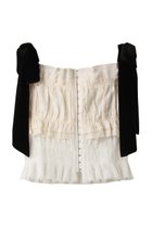 【プランク プロジェクト/PRANK PROJECT】のシャーリングキャミ / Shirring Camisole WHT(ホワイト)|ID: prp329100004066665 ipo3291000000032897855