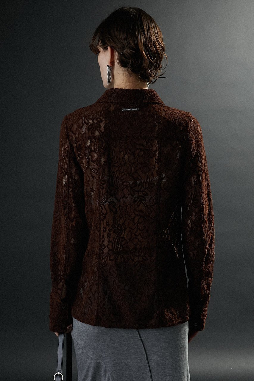 【プランク プロジェクト/PRANK PROJECT】のモールレーススリムシャツ / Mole Slim Shirt 人気、トレンドファッション・服の通販 founy(ファニー) 　ファッション　Fashion　レディースファッション　Fashion for Women　トップス・カットソー　Cut & Sew Tops　シャツ・ブラウス・オフィスカジュアル　Elegant Blouses & Button-Ups　おすすめ　Recommended / Our Picks　スラックス　Slacks, Dress Pants　スリム　Slim, Slim Fit　スリーブ　Sleeve, Long Sleeve / Short Sleeve　セットアップ　Set-Up, Coordinated Outfit　フィット　Fit, Slim Fit　マニッシュ　Mannish, Boyish　レース　Lace, Lace Fabric　ロング　Long, Long-Length　ワイド　Wide, Wide Fit　今季　This Season, Current Season　other-8|ID: prp329100004066670 ipo3291000000032901945
