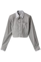 【プランク プロジェクト/PRANK PROJECT】のストライプレイヤードシャツ / Stripe Layered Shirt GRY(グレー)|ID: prp329100004066671 ipo3291000000032904194