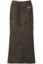 【プランク プロジェクト/PRANK PROJECT】のデニムストレートマキシスカート / Denim Straight Maxi Skirt 人気、トレンドファッション・服の通販 founy(ファニー) ファッション Fashion レディースファッション Fashion for Women スカート Skirts ロングスカート Long Skirts / Maxi & Midi Skirts インディゴ Indigo Denim ケミカル Chemical, Chemical Wash ストレッチ Stretch, Stretchy Fabric スリット Slit, Slit Detail デニム Denim, Jeans Material トレンド Trend, Trending Now ブリーチ Bleach, Washed Finish ロング Long, Long-Length thumbnail D.BRN(ダークブラウン)|ID: prp329100004066694 ipo3291000000032894702
