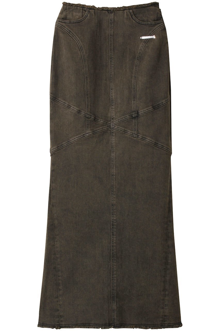 【プランク プロジェクト/PRANK PROJECT】のデニムストレートマキシスカート / Denim Straight Maxi Skirt インテリア・キッズ・メンズ・レディースファッション・服の通販 founy(ファニー) ファッション Fashion レディースファッション Fashion for Women スカート Skirts ロングスカート Long Skirts / Maxi & Midi Skirts インディゴ Indigo Denim ケミカル Chemical, Chemical Wash ストレッチ Stretch, Stretchy Fabric スリット Slit, Slit Detail デニム Denim, Jeans Material トレンド Trend, Trending Now ブリーチ Bleach, Washed Finish ロング Long, Long-Length D.BRN(ダークブラウン)|ID: prp329100004066694 ipo3291000000032894702