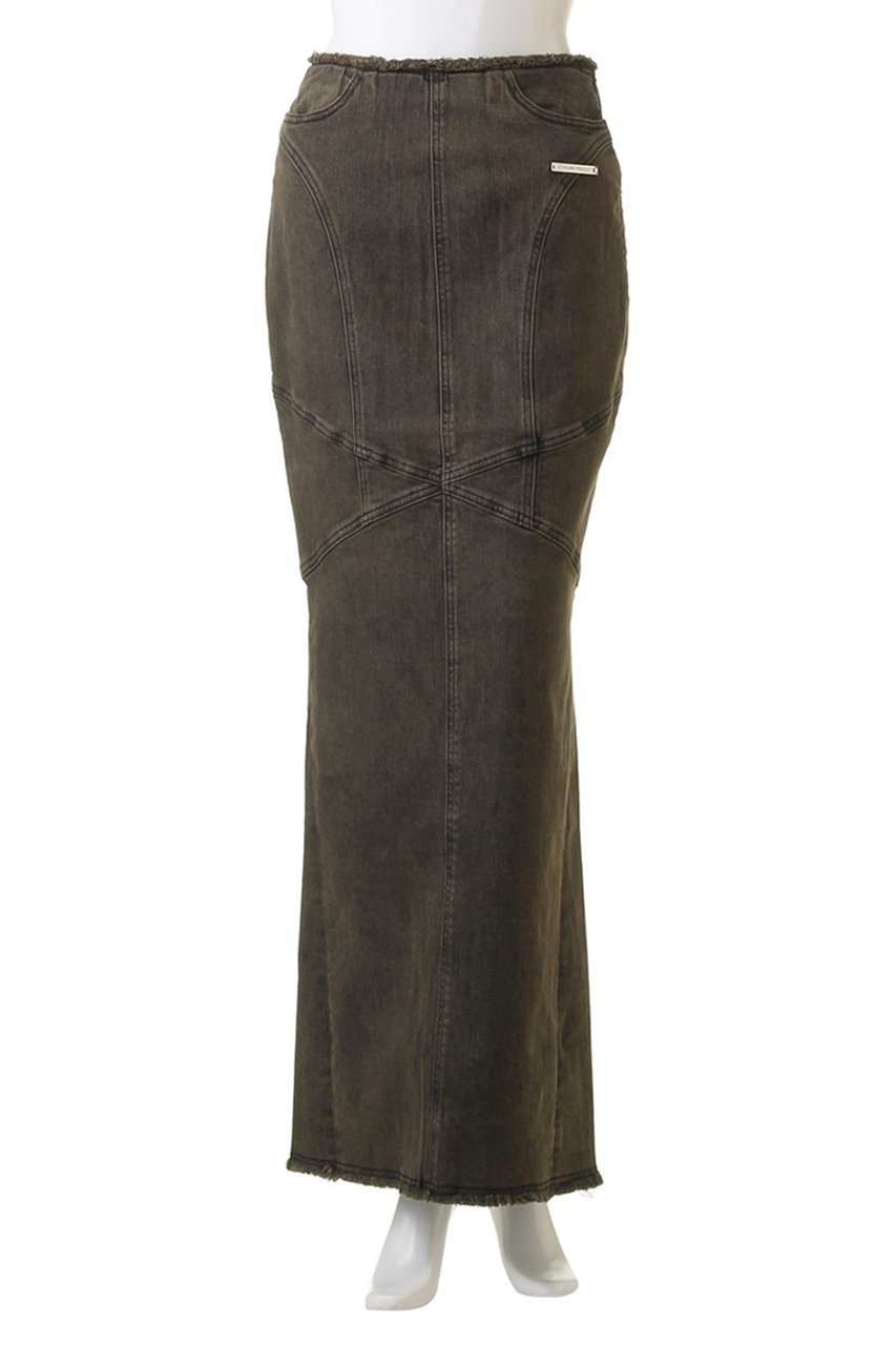 【プランク プロジェクト/PRANK PROJECT】のデニムストレートマキシスカート / Denim Straight Maxi Skirt 人気、トレンドファッション・服の通販 founy(ファニー) ファッション Fashion レディースファッション Fashion for Women スカート Skirts ロングスカート Long Skirts / Maxi & Midi Skirts インディゴ Indigo Denim ケミカル Chemical, Chemical Wash ストレッチ Stretch, Stretchy Fabric スリット Slit, Slit Detail デニム Denim, Jeans Material トレンド Trend, Trending Now ブリーチ Bleach, Washed Finish ロング Long, Long-Length other-2|ID: prp329100004066694 ipo3291000000032894706