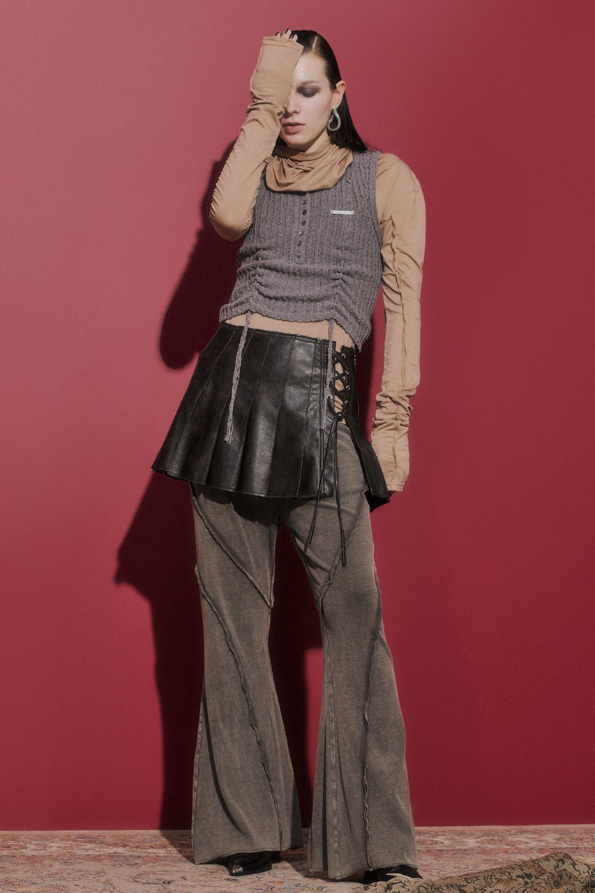 【プランク プロジェクト/PRANK PROJECT】のアウトシームドレープトップ / Out Seam Drape Top 人気、トレンドファッション・服の通販 founy(ファニー) 　ファッション　Fashion　レディースファッション　Fashion for Women　トップス・カットソー　Cut & Sew Tops　シャツ・ブラウス・オフィスカジュアル　Elegant Blouses & Button-Ups　ロングTシャツ・Tシャツ　Longline T-Shirts & Tees　カットソー・ベーシックTシャツ　Cut-and-Sewn Tops / Stretch Tees & Basics　おすすめ　Recommended / Our Picks　とろみ　Fluid, Flowy Fabric　なめらか　Smooth, Silky Texture　カットソー　Cut and Sewn Top　スラックス　Slacks, Dress Pants　スリーブ　Sleeve, Long Sleeve / Short Sleeve　セットアップ　Set-Up, Coordinated Outfit　ルーズ　Loose, Oversized　ロング　Long, Long-Length　other-2|ID: prp329100004066704 ipo3291000000032915357
