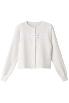 【フォクシー/FOXEY】のCLAUDIE 人気、トレンドファッション・服の通販 founy(ファニー) ファッション Fashion レディースファッション WOMEN トップス・カットソー Tops/Tshirt ニット Knit Tops カーディガン Cardigans カーディガン Cardigan コンパクト Compact ショート Short シンプル Simple スポーティ Sporty フェミニン Feminine リボン Ribbon エレガント 上品 Elegant thumbnail ホワイト|ID: prp329100004066718 ipo3291000000027410463