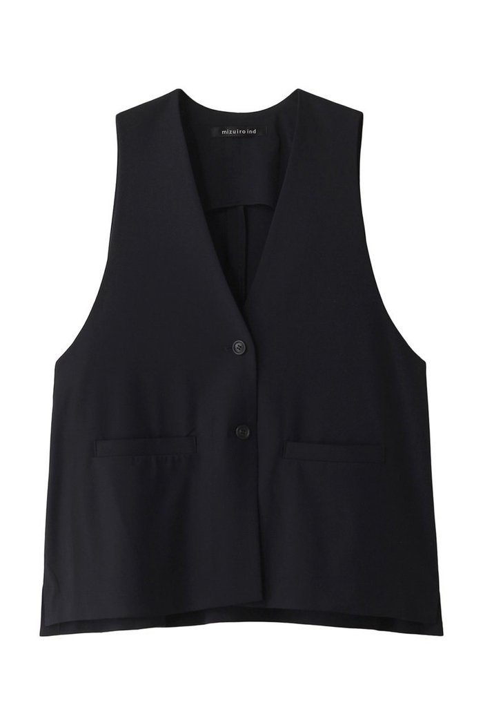 【ミズイロ インド/mizuiro ind】のdeep V neck wide vest ベスト インテリア・キッズ・メンズ・レディースファッション・服の通販 founy(ファニー) https://founy.com/ ファッション Fashion レディースファッション WOMEN アウター Coat Outerwear ジャケット Jackets ジャケット Jacket ベスト Vest ロング Long ワイド Wide 再入荷 Restock/Back In Stock/Re Arrival |ID: prp329100004066765 ipo3291000000027410599