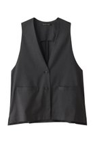 【ミズイロ インド/mizuiro ind】のdeep V neck wide vest ベスト c.gray|ID: prp329100004066765 ipo3291000000028553372