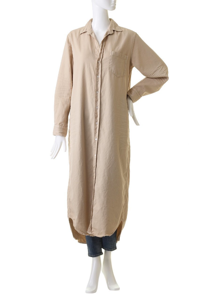 【フランク&アイリーン/Frank&Eileen】のRORY イタリアンフェイマスデニム カラーロングシャツ 人気、トレンドファッション・服の通販 founy(ファニー) 　ファッション　Fashion　レディースファッション　Fashion for Women　トップス・カットソー　Cut & Sew Tops　シャツ・ブラウス・オフィスカジュアル　Elegant Blouses & Button-Ups　スリーブ　Sleeve, Long Sleeve / Short Sleeve　ロング　Long, Long-Length　エレガント 上品　Elegant　羽織　Haori, Light Jacket　other-2|ID: prp329100004066771 ipo3291000000035488814