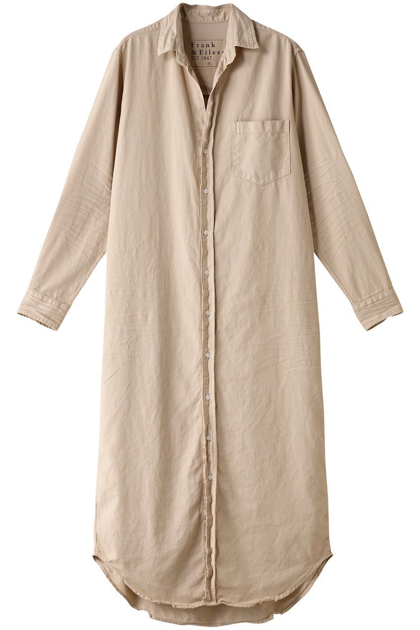 【フランク&アイリーン/Frank&Eileen】のRORY イタリアンフェイマスデニム カラーロングシャツ 人気、トレンドファッション・服の通販 founy(ファニー) 　ファッション　Fashion　レディースファッション　Fashion for Women　トップス・カットソー　Cut & Sew Tops　シャツ・ブラウス・オフィスカジュアル　Elegant Blouses & Button-Ups　スリーブ　Sleeve, Long Sleeve / Short Sleeve　ロング　Long, Long-Length　エレガント 上品　Elegant　羽織　Haori, Light Jacket　 other-1|ID: prp329100004066771 ipo3291000000036400495