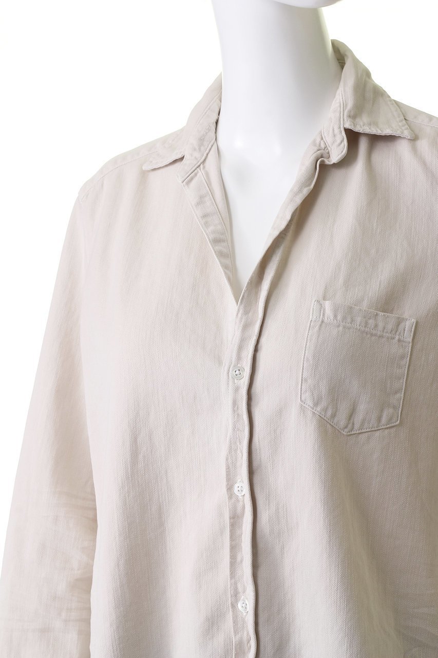 【フランク&アイリーン/Frank&Eileen】のEILEEN イタリアンフェイマスデニム カラーシャツ 人気、トレンドファッション・服の通販 founy(ファニー) 　ファッション　Fashion　レディースファッション　Fashion for Women　トップス・カットソー　Cut & Sew Tops　シャツ・ブラウス・オフィスカジュアル　Elegant Blouses & Button-Ups　シンプル　Simple, Minimal　スリーブ　Sleeve, Long Sleeve / Short Sleeve　フレア　Flare, Flared　ロング　Long, Long-Length　定番　Standard, Basic Item　other-5|ID: prp329100004066772 ipo3291000000035488738