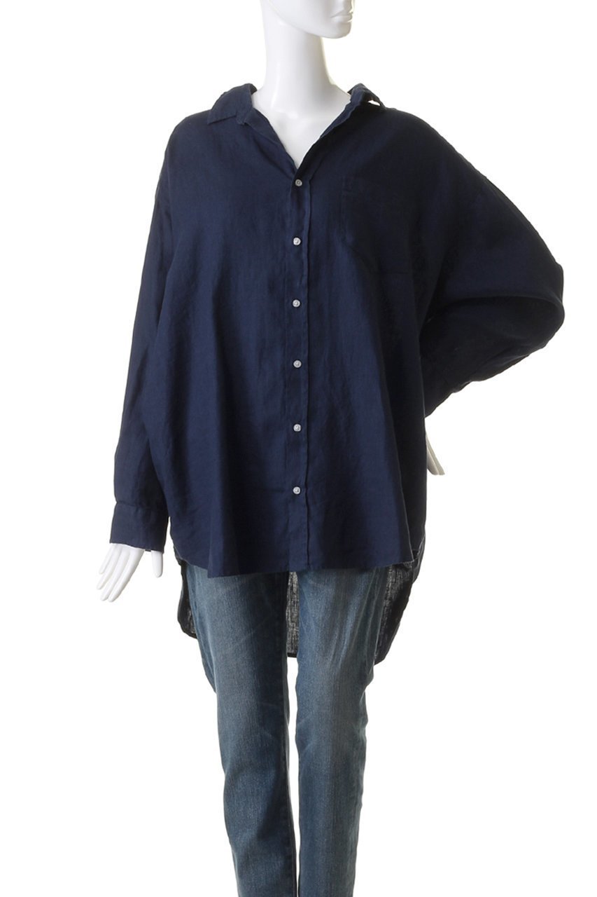 【フランク&アイリーン/Frank&Eileen】のMACKENZIE イタリアンリネン カラービッグシャツ 人気、トレンドファッション・服の通販 founy(ファニー) 　ファッション　Fashion　レディースファッション　WOMEN　トップス・カットソー　Tops/Tshirt　シャツ/ブラウス　Shirts/Blouses　スリーブ　Sleeve　トレンド　Trend　ビッグ　Big　リネン　Linen　リラックス　Relax　ロング　Long　羽織　Haori　other-2|ID: prp329100004066774 ipo3291000000031422077