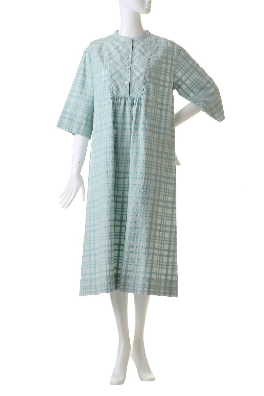 【キッドブルー/KID BLUE】の24サッカーチェックナイティ 人気、トレンドファッション・服の通販 founy(ファニー) 　ファッション　Fashion　レディースファッション　Fashion for Women　サッカー　Seersucker, Summer Fabric　シアー　Sheer, See-Through　スリット　Slit, Slit Detail　チェック　Check, Plaid, Tartan　バイアス　Bias, Diagonal Cut　パジャマ　Pajamas, Sleepwear　other-2|ID: prp329100004066777 ipo3291000000032834627