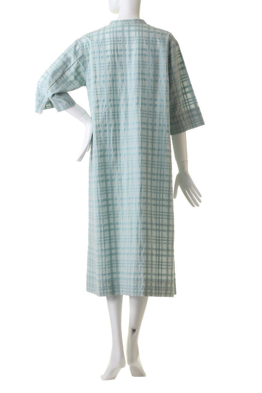【キッドブルー/KID BLUE】の24サッカーチェックナイティ 人気、トレンドファッション・服の通販 founy(ファニー) 　ファッション　Fashion　レディースファッション　Fashion for Women　サッカー　Seersucker, Summer Fabric　シアー　Sheer, See-Through　スリット　Slit, Slit Detail　チェック　Check, Plaid, Tartan　バイアス　Bias, Diagonal Cut　パジャマ　Pajamas, Sleepwear　other-4|ID: prp329100004066777 ipo3291000000032834629