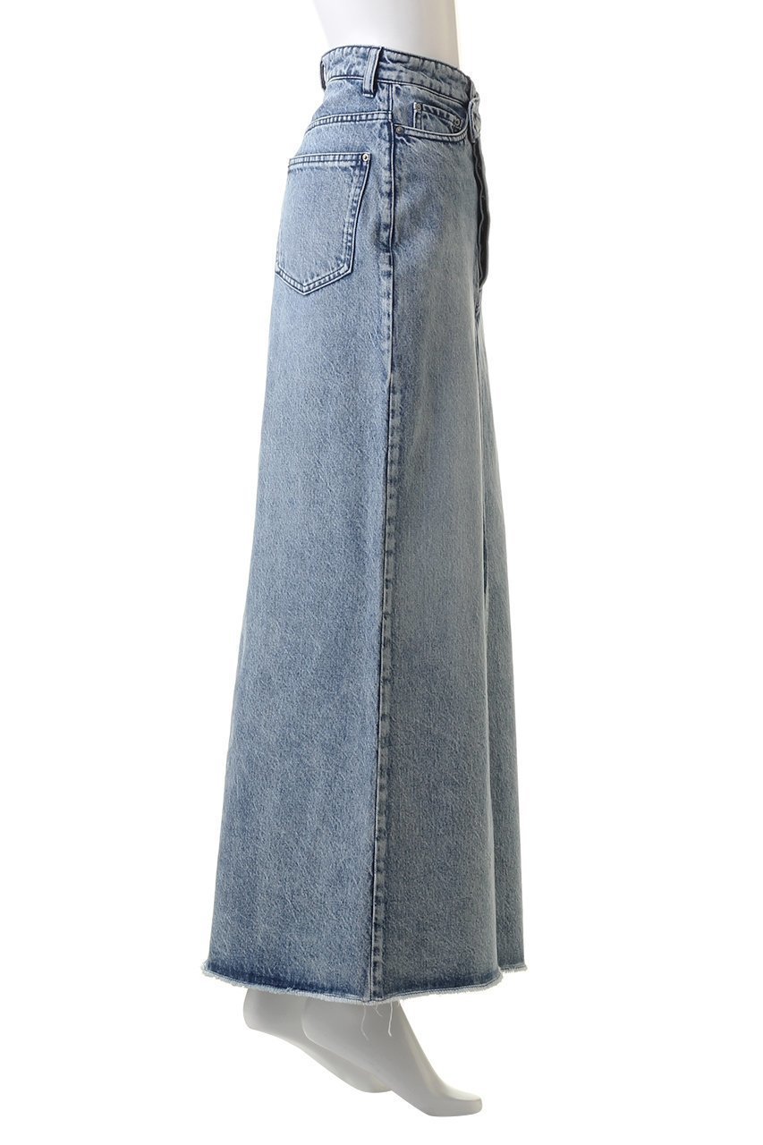 【サードマガジン/THIRD MAGAZINE】のクロスウエストデニムスカート 人気、トレンドファッション・服の通販 founy(ファニー) 　ファッション　Fashion　レディースファッション　Fashion for Women　スカート　Skirts　デニムスカート・カジュアルスカート　Denim Skirts　ロングスカート　Long Skirts / Maxi & Midi Skirts　アシンメトリー　Asymmetrical Style　デニム　Denim, Jeans Material　フロント　Front, Front Design　ロング　Long, Long-Length　再入荷　Restock / Back in Stock　other-3|ID: prp329100004066779 ipo3291000000035509491