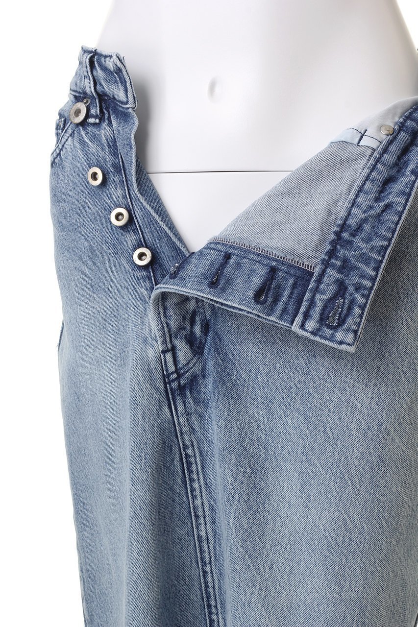 【サードマガジン/THIRD MAGAZINE】のクロスウエストデニムスカート 人気、トレンドファッション・服の通販 founy(ファニー) 　ファッション　Fashion　レディースファッション　Fashion for Women　スカート　Skirts　デニムスカート・カジュアルスカート　Denim Skirts　ロングスカート　Long Skirts / Maxi & Midi Skirts　アシンメトリー　Asymmetrical Style　デニム　Denim, Jeans Material　フロント　Front, Front Design　ロング　Long, Long-Length　再入荷　Restock / Back in Stock　other-6|ID: prp329100004066779 ipo3291000000035509494