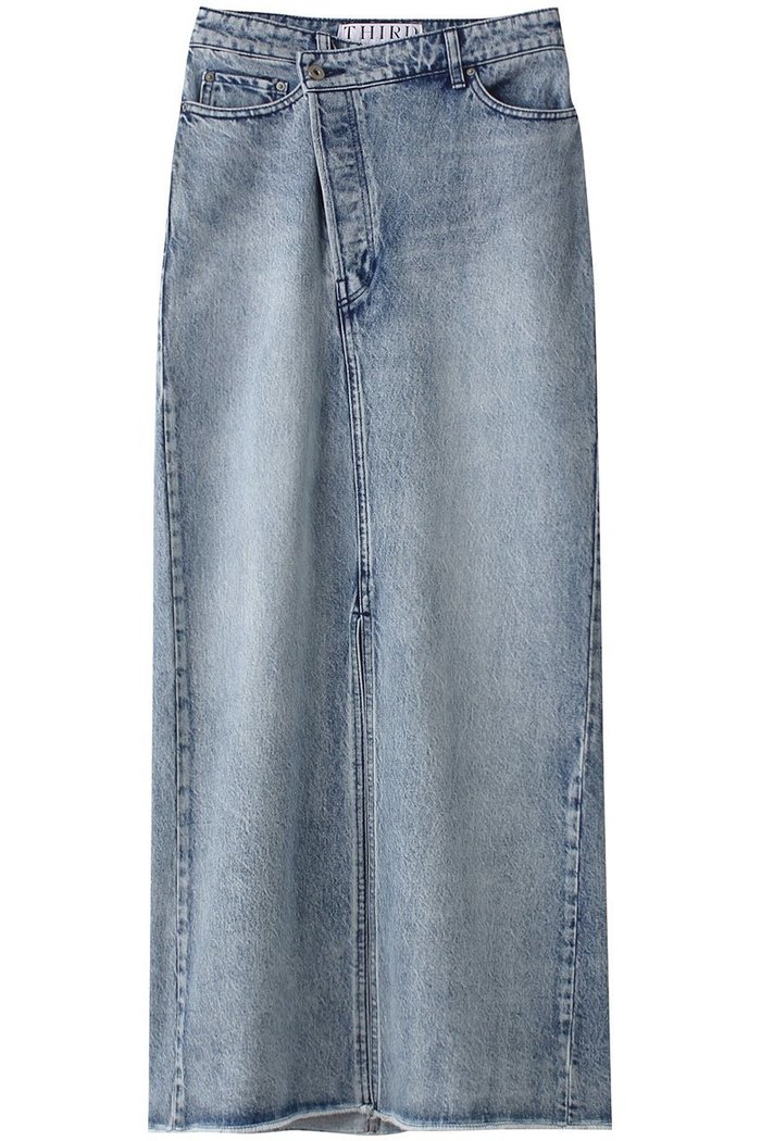 【サードマガジン/THIRD MAGAZINE】のクロスウエストデニムスカート インテリア・キッズ・メンズ・レディースファッション・服の通販 founy(ファニー) https://founy.com/ ファッション Fashion レディースファッション Fashion for Women スカート Skirts デニムスカート・カジュアルスカート Denim Skirts ロングスカート Long Skirts / Maxi & Midi Skirts アシンメトリー Asymmetrical Style デニム Denim, Jeans Material フロント Front, Front Design ロング Long, Long-Length 再入荷 Restock / Back in Stock |ID: prp329100004066779 ipo3291000000035814230