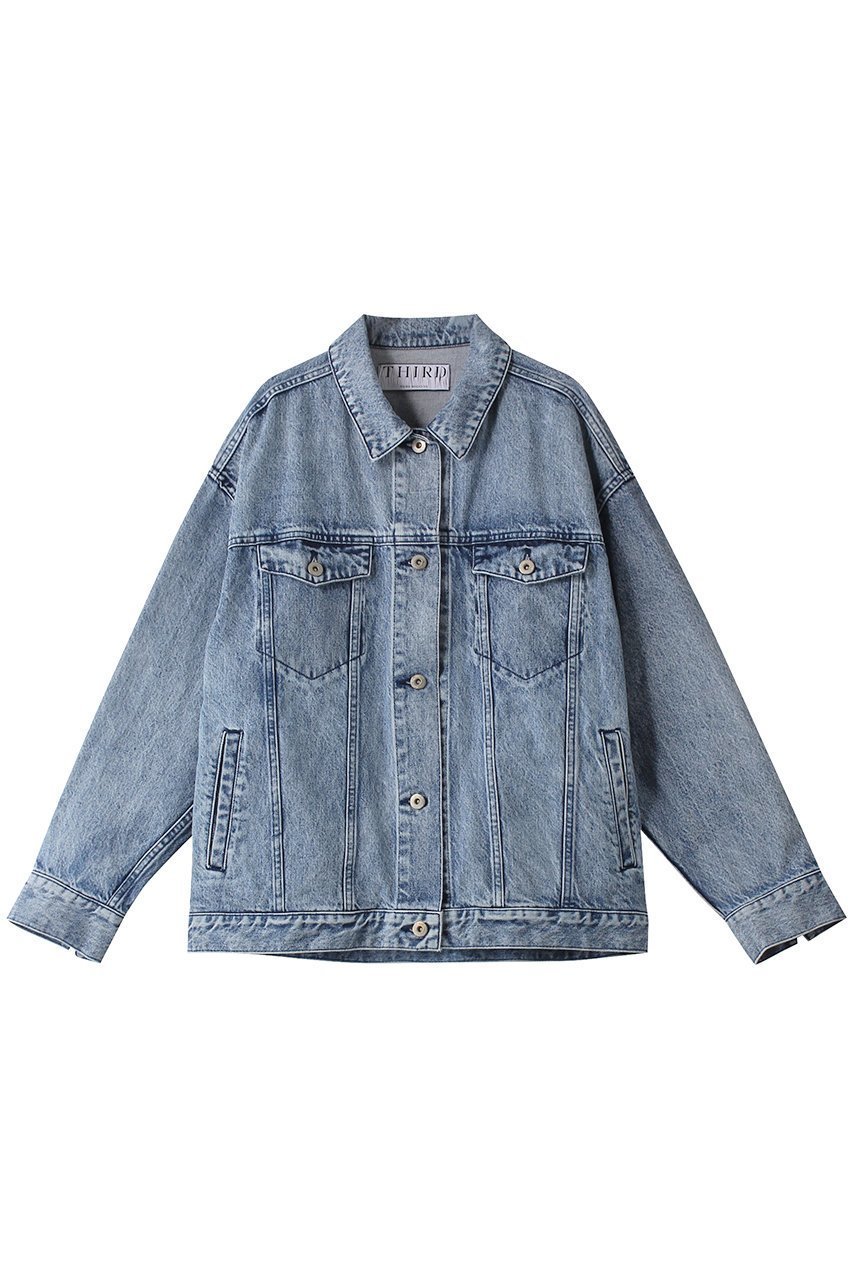 【サードマガジン/THIRD MAGAZINE】のオーバーサイズデニムジャケット インテリア・キッズ・メンズ・レディースファッション・服の通販 founy(ファニー) 　ファッション　Fashion　レディースファッション　Fashion for Women　アウター　Coat / Outerwear Collection　レディースジャケット・軽アウター　Jackets　デニムジャケット / カジュアルアウター　Denim Jackets　おすすめ　Recommended / Our Picks　ジャケット　Jacket, Outerwear　デニム　Denim, Jeans Material　トレンド　Trend, Trending Now　バランス　Balance, Style Balance　フォルム　Silhouette, Form　マキシ　Maxi, Full Length　ブルー|ID: prp329100004066780 ipo3291000000032951562