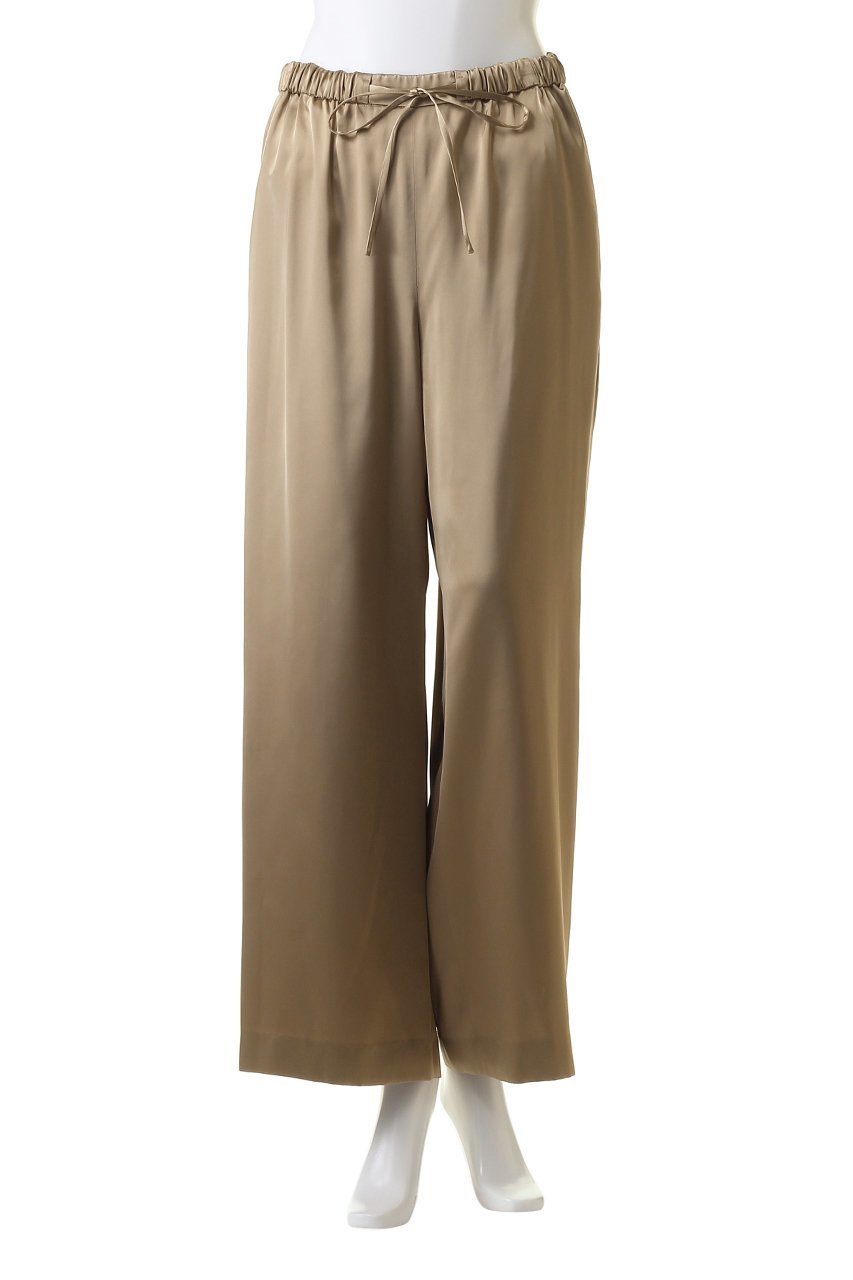 【ヒューエルミュージアム/hueLe Museum】の【STUMBLY】サテンワイドパンツ 人気、トレンドファッション・服の通販 founy(ファニー) 　ファッション　Fashion　レディースファッション　Fashion for Women　パンツ　Pants & Trousers　サテン　Satin, Glossy Fabric　シンプル　Simple, Minimal　エレガント 上品　Elegant　定番　Standard, Basic Item　other-2|ID: prp329100004066788 ipo3291000000036867179